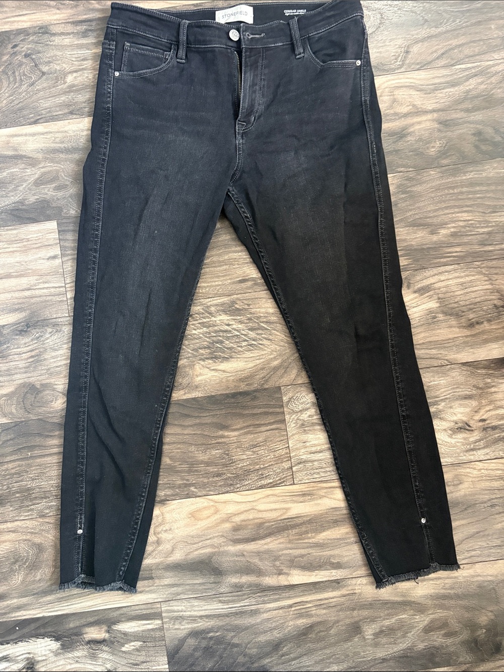Stone & Co. Black Women's Ankle Zip Skinny Jeans